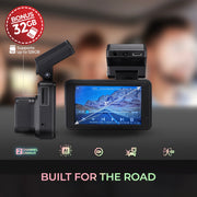 myGEKOgear - Dashcam Orbit D220 2K + 1080p Dual with 32GB Card - Black Electronics
