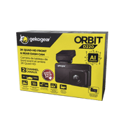 myGEKOgear - Dashcam Orbit D220 2K + 1080p Dual with 32GB Card - Black Electronics