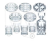 Nachtmann - Highland - Whisky Decanter Set (5-Piece Set) - design detail
