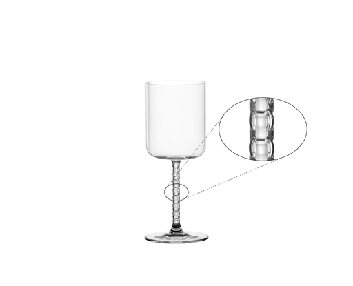 Nachtmann - Bossa Nova Edition - Wine Glasses (Set of 2) - design detail