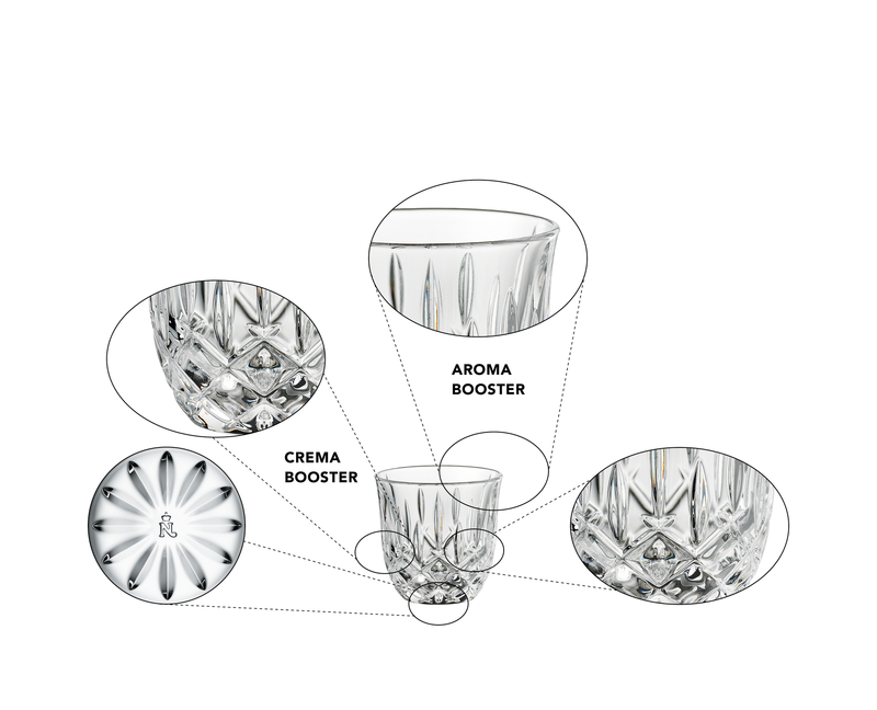 Nachtmann - Noblesse - Barista Espresso / Doppio Glasses (Set of 2) - design detail