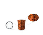 Nachtmann - Punk - Copper Red Tumbler - design detail