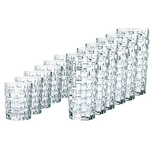 Nachtmann - Bossa Nova Whisky Tumbler and Longdrink (Set of 12) Home & Kitchen