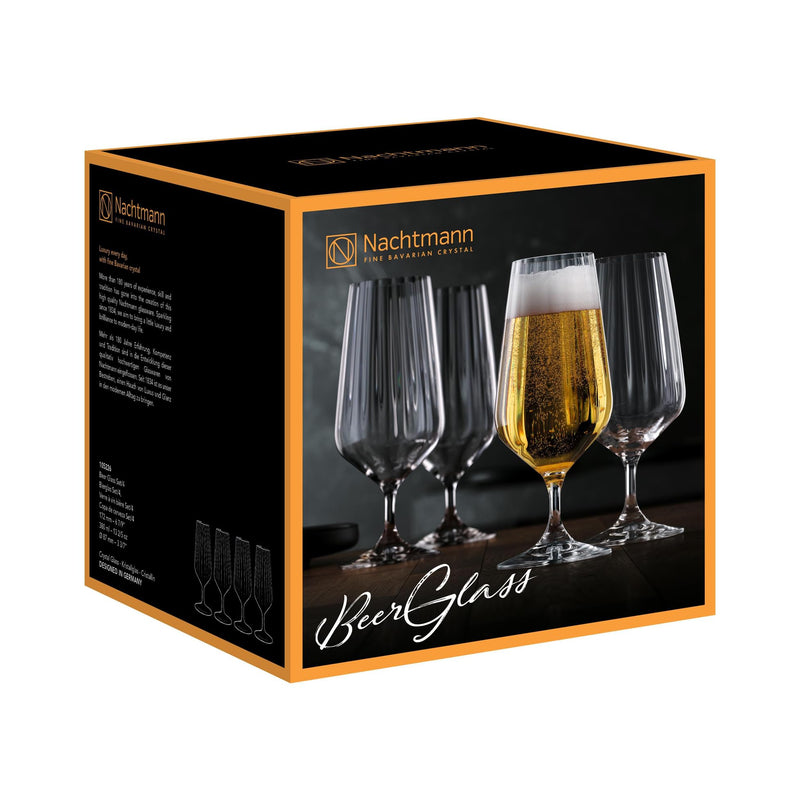 Nachtmann - CELEBRATION BEER GLASS S/4 Home & Kitchen