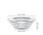 Nachtmann - ETHNO - Bowl | 27 cm / 10.6 in Home & Kitchen
