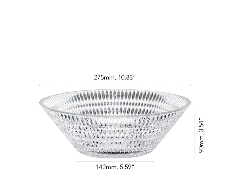 Nachtmann - ETHNO - Bowl | 27 cm / 10.6 in Home & Kitchen