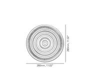 Nachtmann - ETHNO - Plate (Set of 2) | 28 cm / 11 in Home & Kitchen