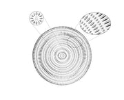 Nachtmann - ETHNO - Plate (Set of 2) | 32 cm / 12.6 in Home & Kitchen