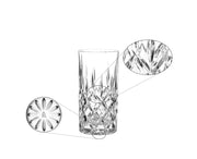 Nachtmann - Noblesse - NOBLESSE VASE/HURRICANE LAMP 28CM Home & Kitchen