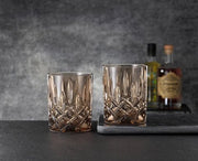 Nachtmann - NOBLESSE - Whisky Tumbler Tobacco (Set of 2) Home & Kitchen
