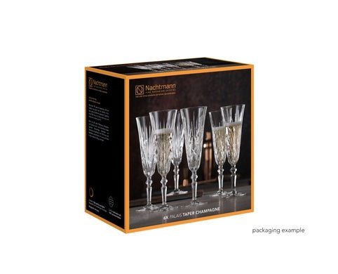 Nachtmann - PALAIS - Taper Champagne Glass (Set of 6) Home & Kitchen