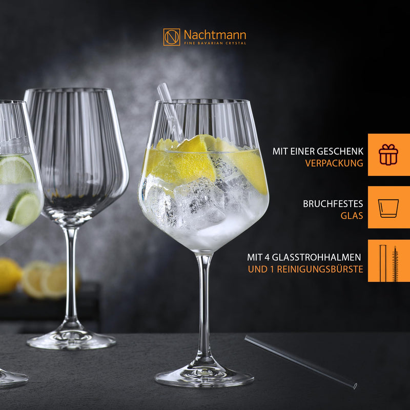 Nachtmann - TASTE GOOD GIN & TONIC S/4+4 Home & Kitchen