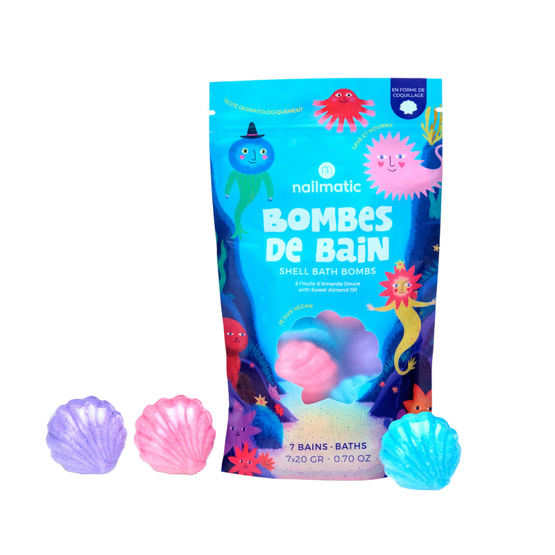 Nailmatic - Kids - Shell Bath Bombs (7-Pack) - product view