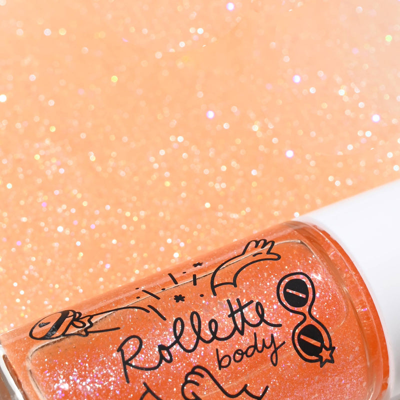Nailmatic - Kids - Body Rollette Glitter Gel - Peach - product view