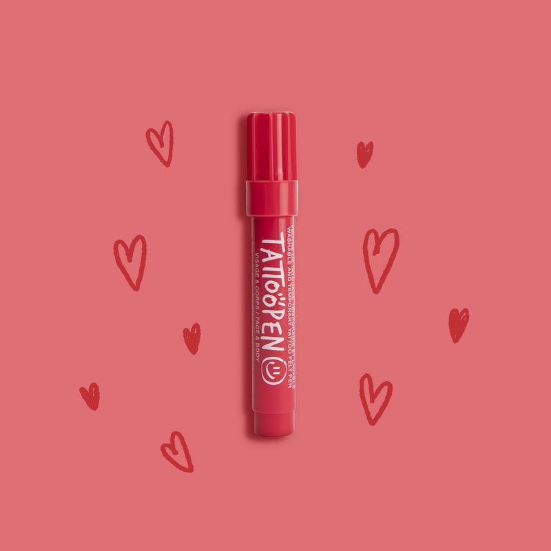 Nailmatic - Kids - Tattoopen Temporary Tattoo Pen - Red - product view