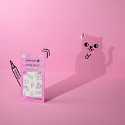 Nailmatic - Kids - Tattoo Artist Colouring Temporary Tattoos - Kawaii (12 Pieces) - product view
