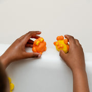 Nailmatic - Kids - Pataploof Bath and Shower Dough with Ploofy - Orange / Yellow - product view