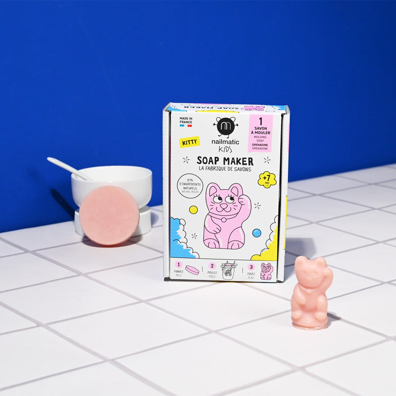 Nailmatic - Kids - Kitty DIY Soap Maker Kit - product view