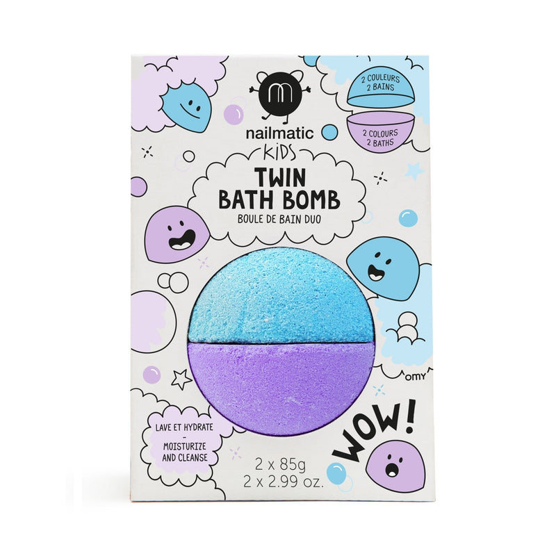 Nailmatic - Bath Bomb - Blue And Violet Bath Bomb With Pack Health & Beauty