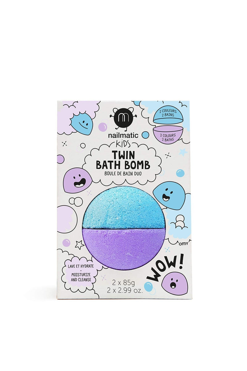 Nailmatic - Bath Bomb - Blue And Violet Bath Bomb With Pack Health & Beauty