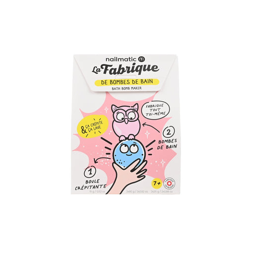 Nailmatic - Kids Crackling Bath Bomb + Bath Bomb maker Toys & Games