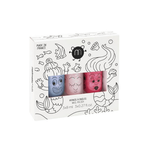 Nailmatic - Kids - Set of 3 nail polishes - Mermaid Health & Beauty