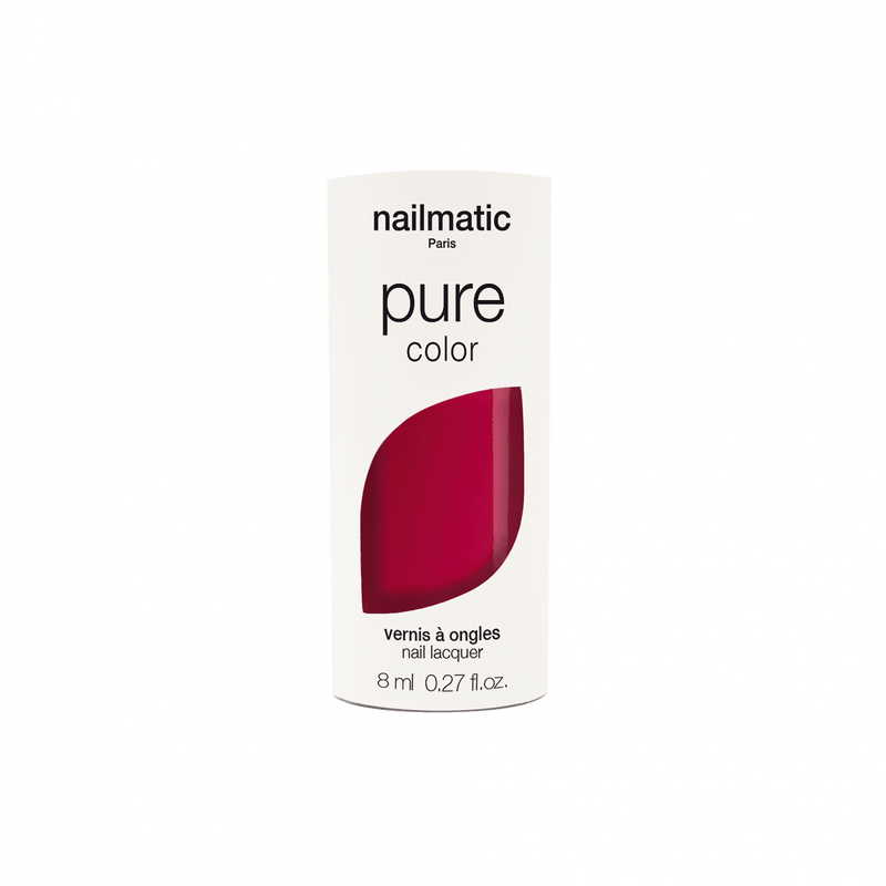 Nailmatic - PURE Color Plant Based Nail Polish - Paloma - Framboise Intense/ Intense Raspberry Health & Beauty