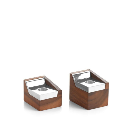 Nambe - Geo Sabbath Candlesticks Home & Kitchen