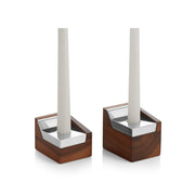 Nambe - Geo Sabbath Candlesticks Home & Kitchen
