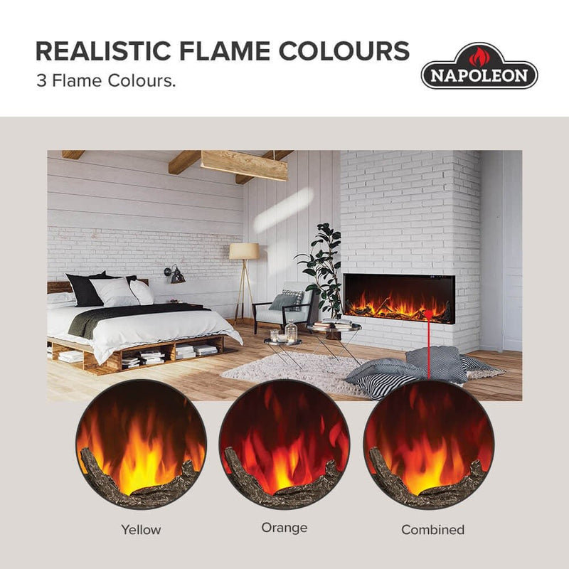 Napoleon - ASTOUND 62 FLEXMOUNT ELECTRIC FIREPLACE NEFL62AB Home & Kitchen