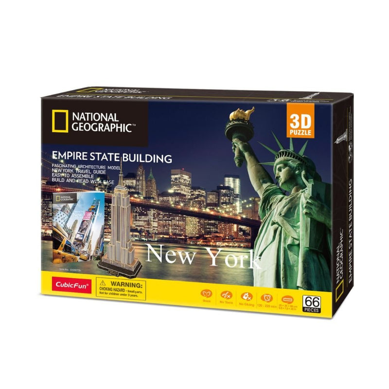 National Geographic - 3D Puzzle: Empire State Building Toys & Games