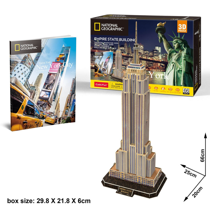 National Geographic - 3D Puzzle: Empire State Building Toys & Games