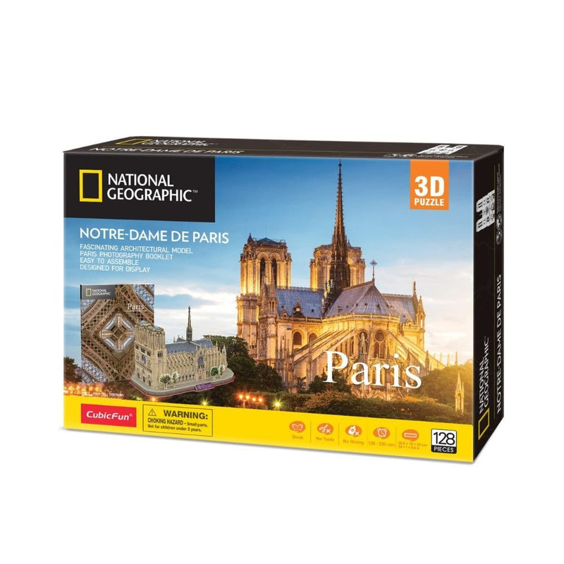 National Geographic - 3D Puzzle: Notre Dame De Paris Toys & Games
