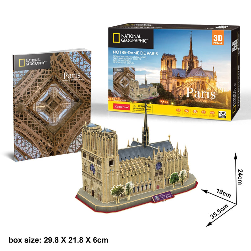 National Geographic - 3D Puzzle: Notre Dame De Paris Toys & Games