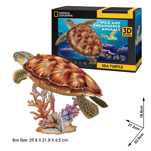 National Geographic - 3D Puzzle: Sea Turtle Toys & Games