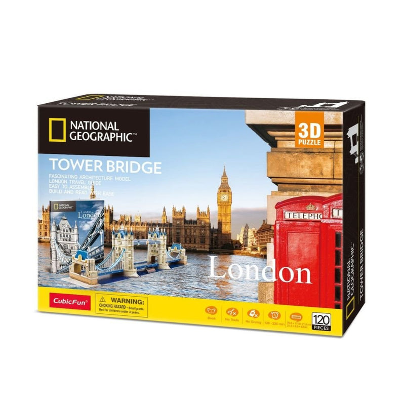 National Geographic - 3D Puzzle: Tower Bridge Toys & Games