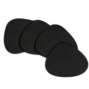 Natural Living - BAUHAUS Antimicrobial Coasters Home & Kitchen Black