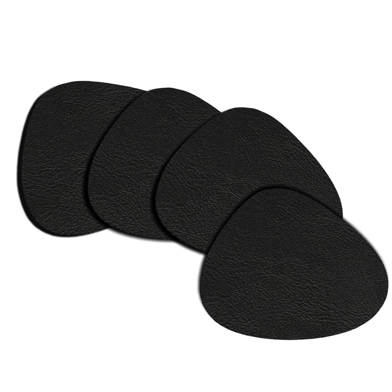 Natural Living - BAUHAUS Antimicrobial Coasters Home & Kitchen Black