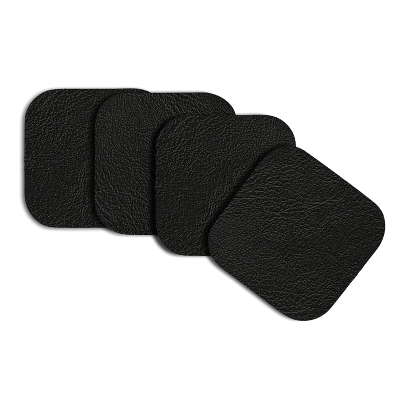 Natural Living - BAUHAUS Antimicrobial Coasters Home & Kitchen Black