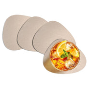 Natural Living - BAUHAUS Antimicrobial Coasters Home & Kitchen Grey