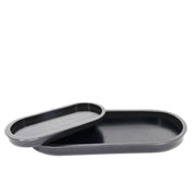 Natural Living - Oval Platter Home & Kitchen 23 x 11cm Natural