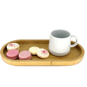 Natural Living - Oval Platter Home & Kitchen 35.5 x 16.5cm Natural