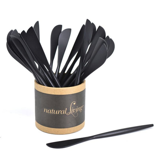 Natural Living - Small Black Spreaders - 24pc CDU Home & Kitchen