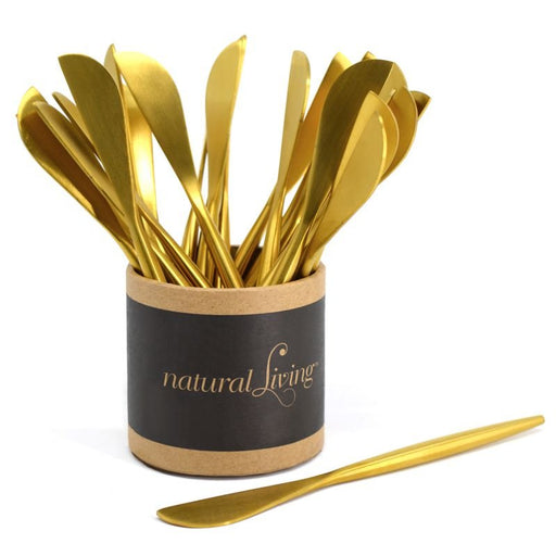 Natural Living - Small Gold Spreaders - 24pc CDU Home & Kitchen