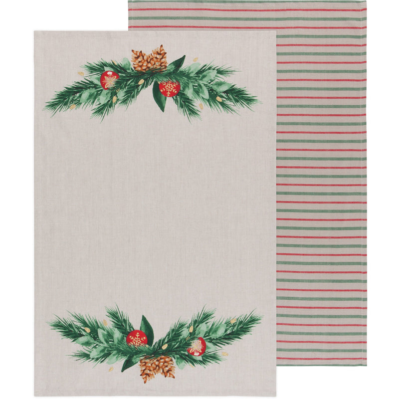 Now Designs - Deck The Halls Dishtowels Set of 2