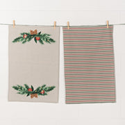 Now Designs - Deck The Halls Dishtowels Set of 2 - lifestyle