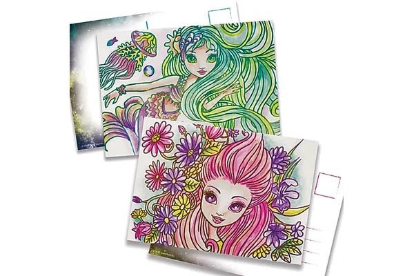 NEBULOUS STARS - WATERCOLOR POSTCARDS (24PCS/DISP) Toys & Games