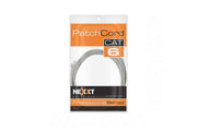 Nexxt - Networking Cat6 10ft UTP Gigabit Ethernet Cable 4 Pairs 23AWG CMR UL ETL Verified - Gray - Limolin 