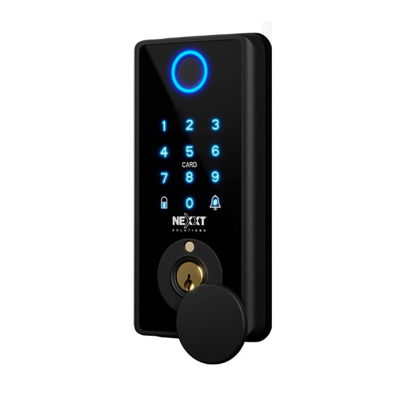 Nexxt Solutions NHS-D150 smart Wi-Fi door lock in black