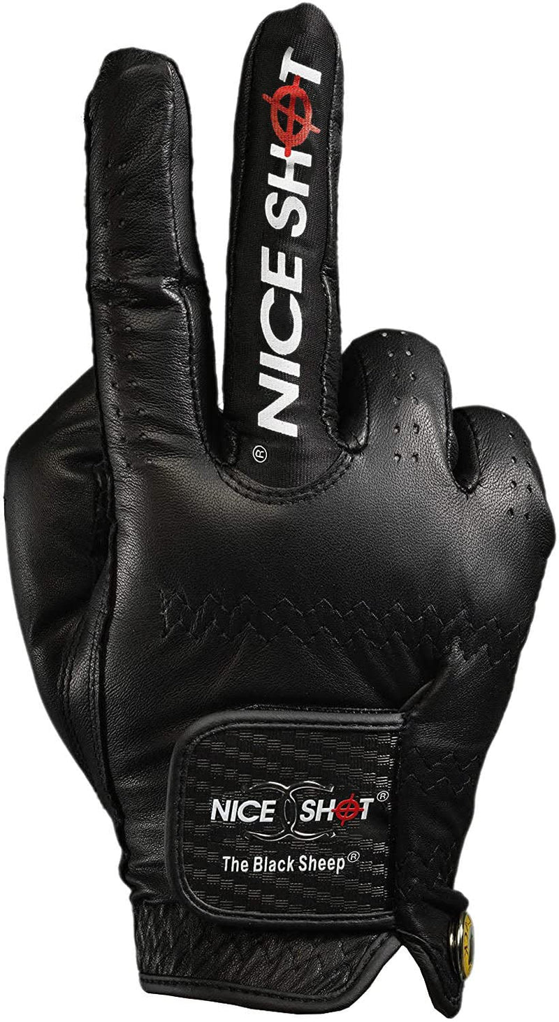 Nice Shot - Golf Glove Blk Shp MRH/S CAD Apparel & Accessories